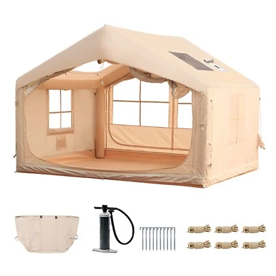 Tienda de campaña inflable 89,7 pies cuadrados tienda inflable grande tienda inflable portátil tienda inflable Foto 1 de 4