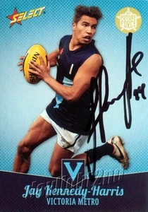 Signed 2013 MELBOURNE DEMONS AFL Card JAY KENNEDY-HARRIS Future Force - Picture 1 of 1