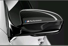 2 BMW M Performance Rückspiegel Aufkleber, Folie Scheibe Motorsport Logo Sticker