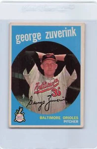 1959 Topps #219 George Zuverink Orioles Sehr guter Zustand/Ex *6729 - Bild 1 von 2