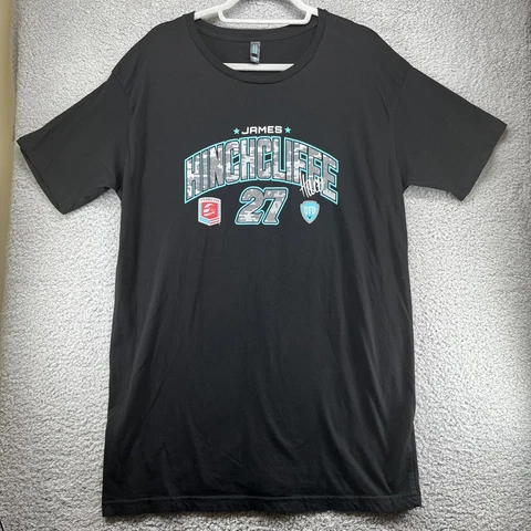 James Hinchcliffe Andretti IndyCar T-Shirt Men’s Size XL Black Logo Graphic Cover