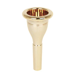 Tuba Mouthpiece Solid Brass Construction Gold Plated Tuba Mouthpiece Size 7 Z2L8 - Picture 1 of 12