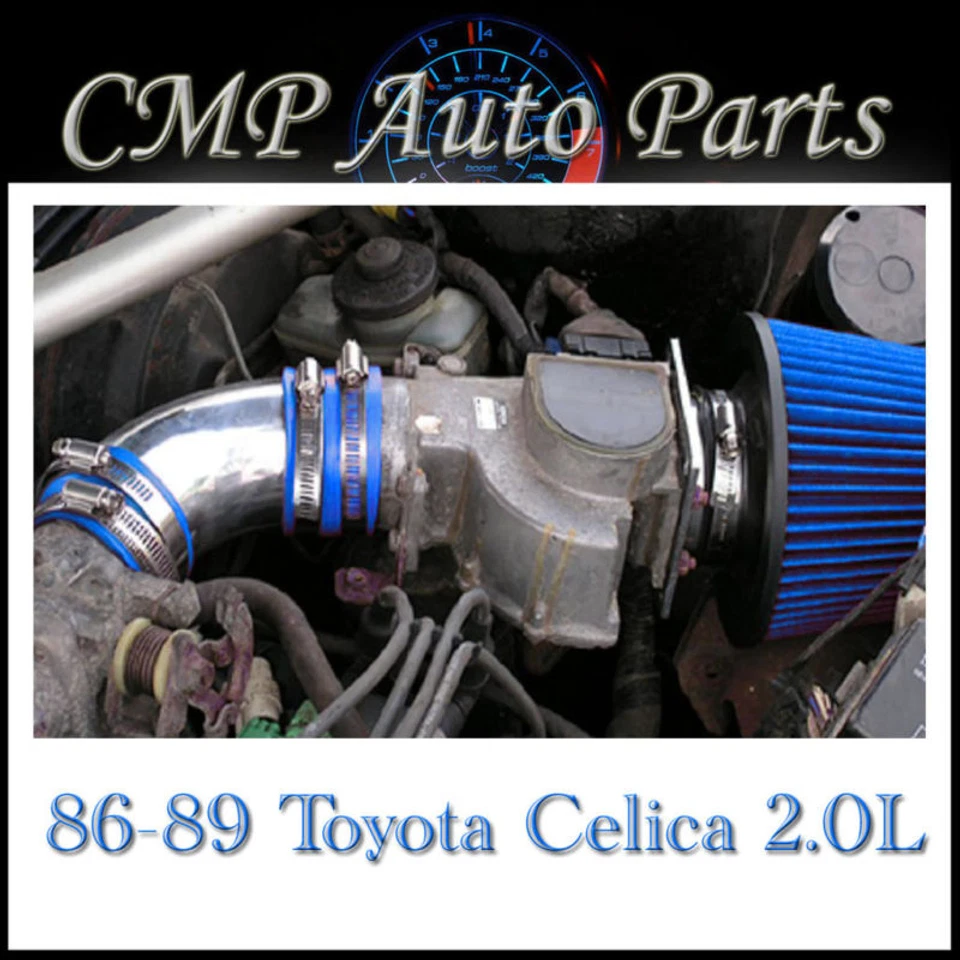 SISTEMAS DE ADMISIÓN DE AIRE AZUL APTOS 1986-1989 TOYOTA CELICA 2.0 2.0L 4 CILINDROS NO TURBO  Foto 1 de 1