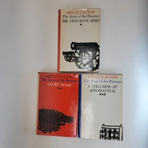 The Army of the Potomac Trilogy Bruce Catton Civil War Lincoln Hardcover Book DJ - Imagen 1 de 15
