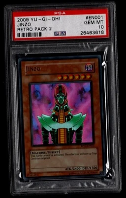 Yugioh Jinzo PSA 10 Retro Pack 2 RP02-EN001 Ultra Rare - Image 1 of 2