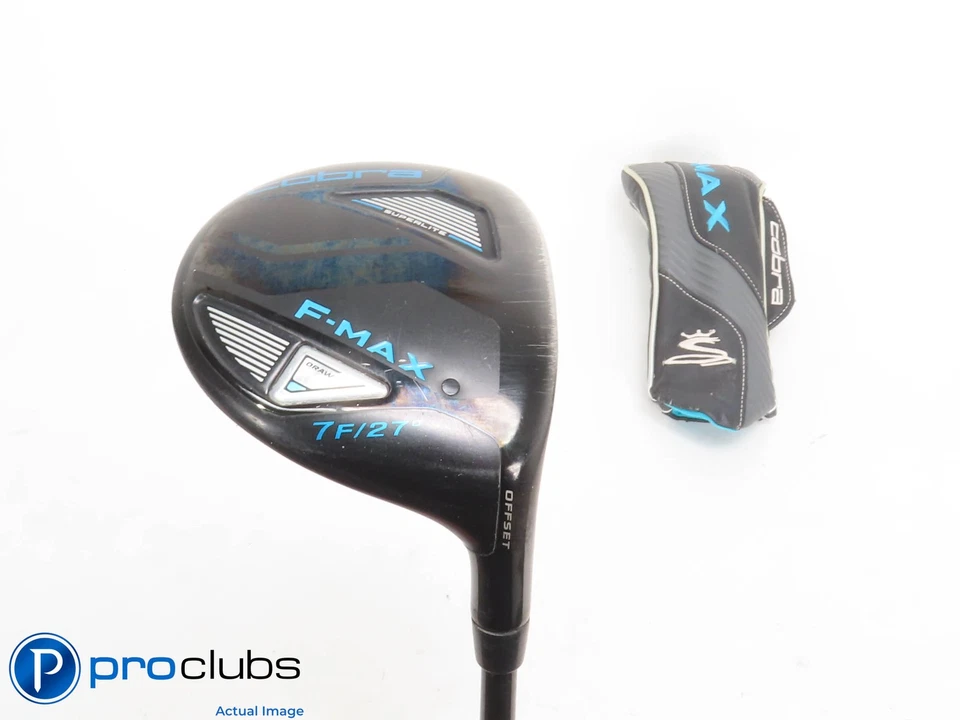 Ladies Cobra F-MAX Superlite 27* 7 Wood w/ HC - Cobra 50g Ladies Flex - 422922 - Image 1 of 4