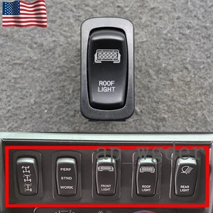 NEW Roof Light Blue On/Off Dash Switch For 2018 - 2025 Polaris Ranger XP 1000 - Picture 1 of 10