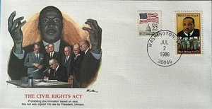 Mort Kunstler Epic Event in US History Civil Rights Act Martin Luther King Jr 7/ - Picture 1 of 2