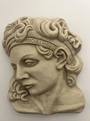 Head of David -  Italian Renaissance Sculpture  - David by Michelangelo - Image 1 of 4