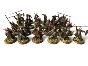 A1 WARHAMMER  LOTR / MIDDLE EARTH WARRIORS OF ROHAN X 24 PAINTED PLASTIC - Picture 1 of 7
