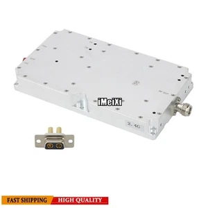 2.4G 100W RF Power Amplifier Module RF Power Amp N Female Connector as RF Output - Picture 1 of 7