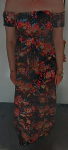 Womens Maxi Dress. Size 14. Multicoloured. Boohoo Brand. - Picture 1 of 5