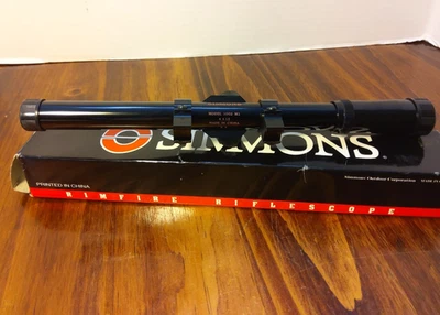 Simmons Model 1002 Rimfire 4x15 3/4" Scope, New - Image 1 of 4
