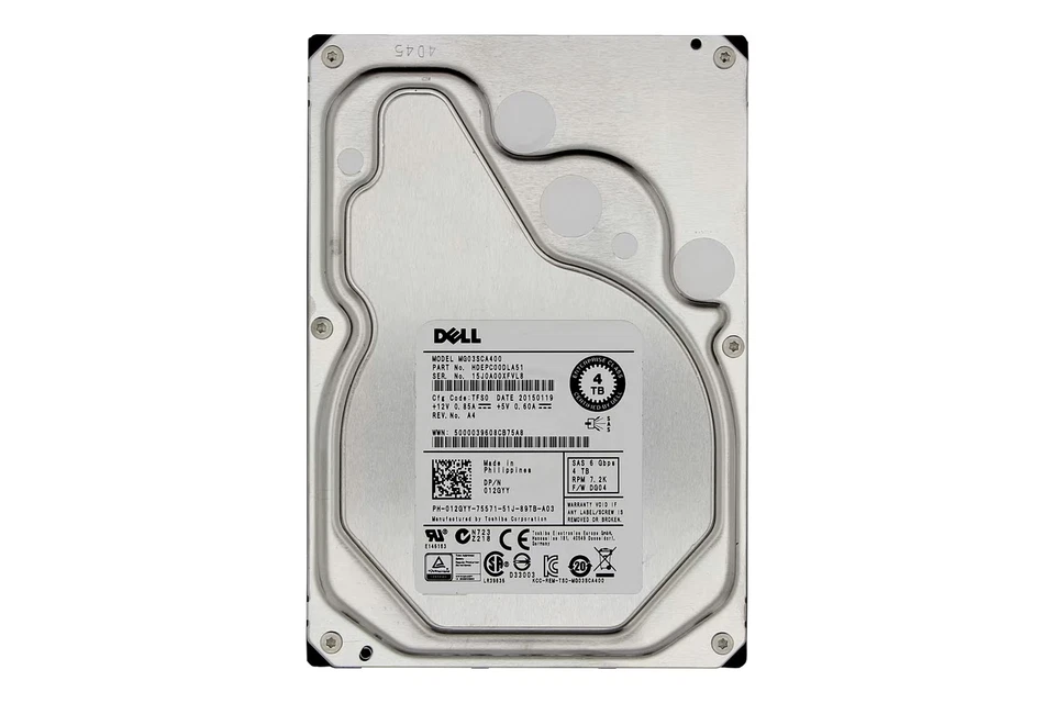Disco duro Dell 4TB HDD 7.2K SAS 6G 3.5" 12GYY Foto 1 de 1