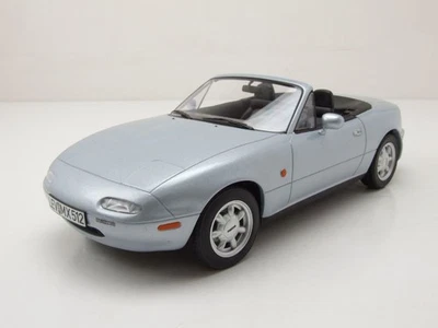 Mazda MX-5 Cabrio 1989 Argento Modellino 1:18 Norev - Immagine 1 di 4