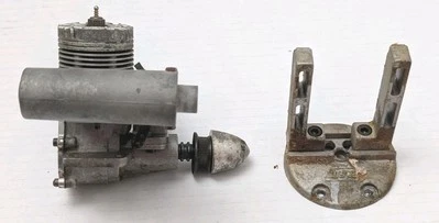 #2 Rare Vintage Fox  RC airplane engine Nitro With Mount  - Image 1 of 4