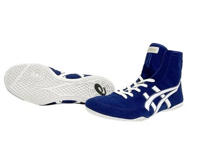 [EN STOCK] Zapatos de Lucha Asics Corte Alto Azul/Blanco/Blanco Speciai Pedid... - Imagen 1 de 4