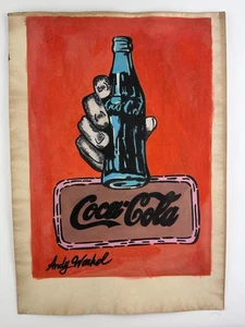 ANDY WARHOL COA Kunst Gemälde Original Zeichnung Vintage Papier signiert gestempelt - Bild 1 von 3
