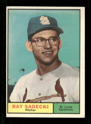 1961 Topps Set Break #32 Ray Sadecki EX-EX/MT *BNCARDS* - Image 1 of 2