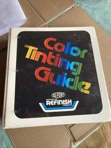 VINTAGE DUPONT COLOR TINTING GUIDE WITH 33 PAGES OF COLOR CHIPS + 1985 GM R-M - Bild 1 von 14