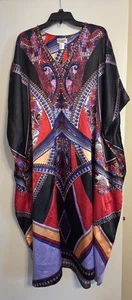 Muu Muu Kaftan Kaftan Kleid kräftig bunt geometrisch Sante Klassiker One Size  - Bild 1 von 8