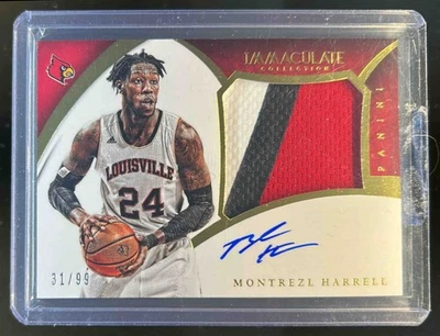 2015 Immaculate Collegiate Montrezl Harrell Signature Patches Auto #31/99 - Image 1 of 2