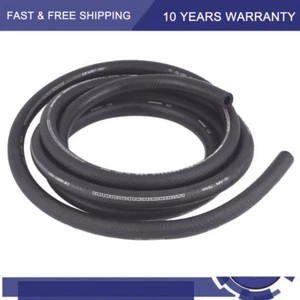 1/2" Fuel Hose Line Push Lock NBR Rubber SAE 30R7 10FT 300PSI Black - Foto 1 di 9