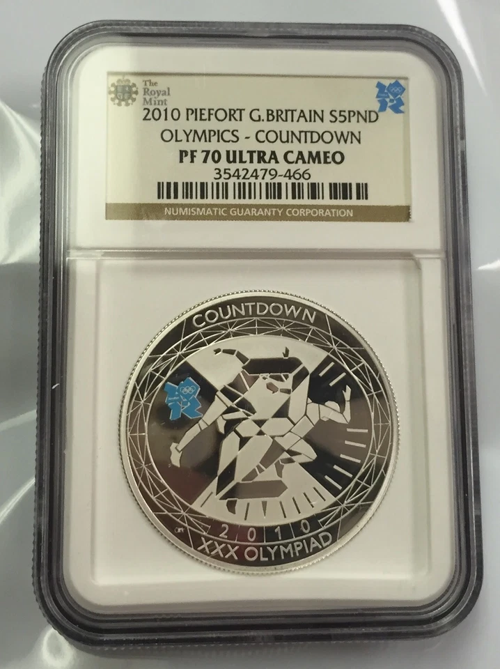 2010 Piefort G Britain S5PND 2012 Olympics Countdown, NGC PF 70 Ultra Cameo - Image 1 of 1