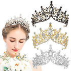 Korona i tiara dla kobiet barokowa królowa ślubna kryształ księżniczka impreza opaska na głowę