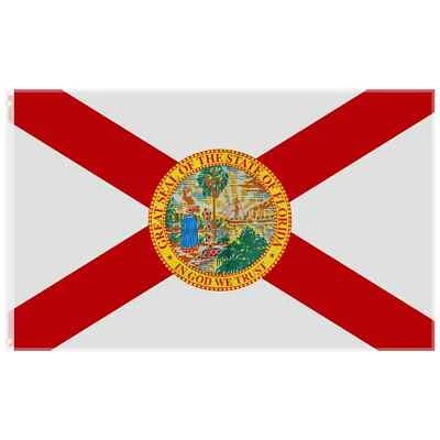 Florida State Flag 3x5 FT Banner Indoor Outdoor Everglades Atlantic USA - Image 1 of 3
