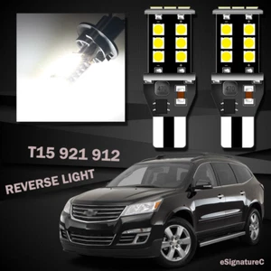 2x Backup Reverse Light 912 921 T15 W16W LED Bulb For 2009 - 2017 Chevy Traverse - Picture 1 of 5
