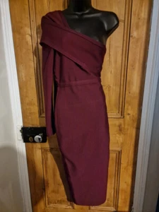 ASOS Tall dress in burgundy size8 - Picture 1 of 5