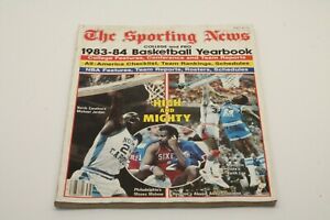 The Sporting News 1983-84 basketball yearbook Michael Jordan North Carolina