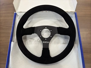 Sparco R383 330mm Suede Steering Wheel 015R383PSN - Picture 1 of 14