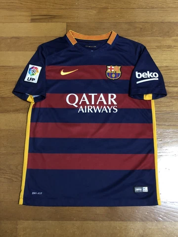 2015/16 FC Barcelona Youth Home Jersey Suarez 9 Cover