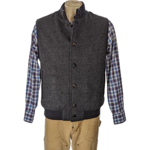 Peter Millar Crown Flex Fleece Wool Vest Sz L NWT $448 - Picture 1 of 5