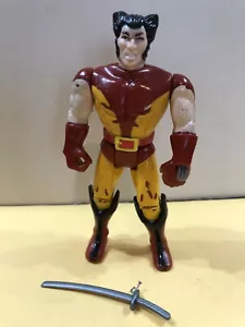 Vintage 1991 TOY BIZ THE UNCANNY X-MEN WOLVERINE WITH SNAP OUT CLAWS FIGURE - Picture 1 of 9