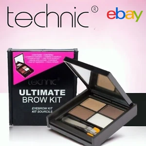 Technic Ultimate Brow Kit,Tweezers & Brush Powders, Wax, Eyebrow Makeup Set - Picture 1 of 4