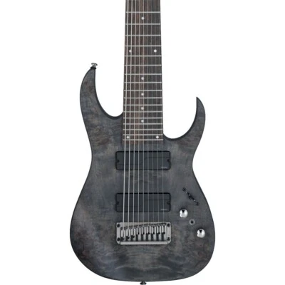 Ibanez RG9PB-TGF Axe Design Lab Trasparente Grigio Piatto 9 Corde con Custodi... - Immagine 1 di 4