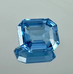 Natürlicher Mosambik blauer Turmalin in AAA-Qualität strahlender Schliff loser Edelstein 16,00 ct - Bild 1 von 6