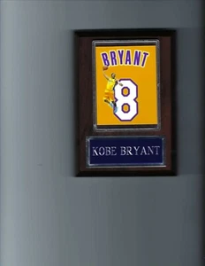 KOBE BRYANT PLAQUE LOS ANGELES LAKERS LA  BASKETBALL NBA #8 - Picture 1 of 1