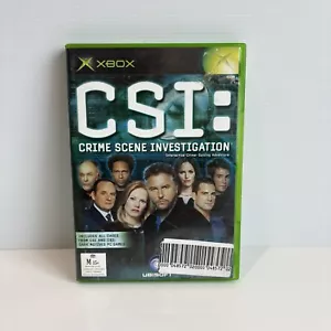 CSI Crime Scene Investigation for Microsoft Xbox Complete W Manual Free Postage - Bild 1 von 6