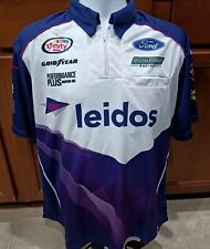Roush Fenway Racing Large Team Issued Leidos Bubba Wallace Pit Crew Shirt NASCAR