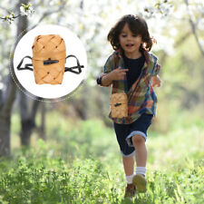  Children's Toy Basket Wooden Straw Handbag Rattan Messenger Shoulder