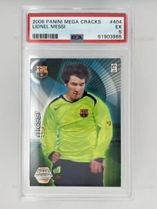 Panini Mega Cracks La Liga Lionel Messi 2006 #404 PSA 5 - Imagen 1 de 2