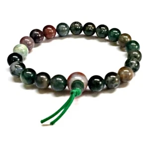 PULSERA TIBETANA del PODER JASPE INDIO 100% natural Simboliza la clarividencia - Imagen 1 de 1