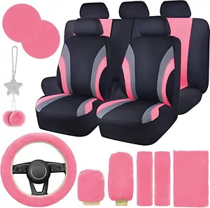 17 Car Seat Cover Full Set for Women,Universal Car Seat Cover - Picture 1 of 158