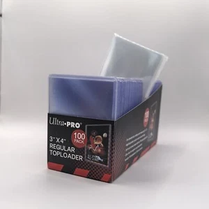 200ct Ultra Pro 3x4 Regular Toploaders 35PT Trading Cards with Soft Card Sleeves - Picture 1 of 10