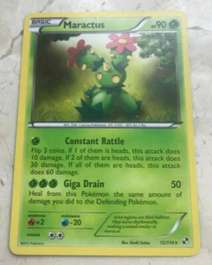 Maractus 12/114 - Black & White - Pokemon Card - Picture 1 of 1