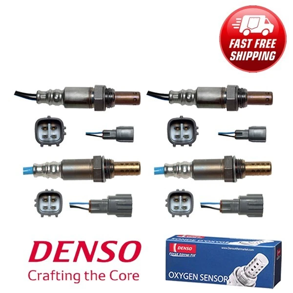 Juego de 4 piezas de sensor de oxígeno DENSO arriba y abajo para Subaru B9 Tribeca/Legacy/Outback H6 Foto 1 de 4